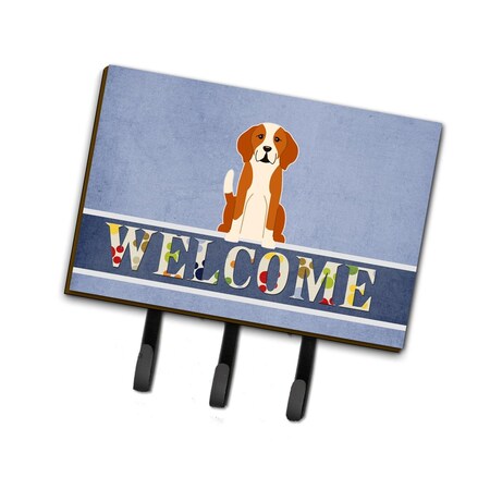 Carolines Treasures English Foxhound Welcome Leash or Key Holder BB5691TH68